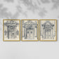Landscape Study Series V - Restickable Framed Art Set
