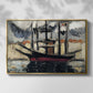 Two Boats Side by Side, Port of Marseilles, c. 1916 - Floater Framed Canvas Print