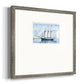 Blue Sail Premium Framed Print Double Matboard