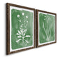 Green Botanical I - Premium Framed Canvas 2 Piece Set - Ready to Hang