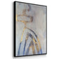 Linx I - Framed Premium Gallery Wrapped Canvas L Frame 3 Piece Set - Ready to Hang