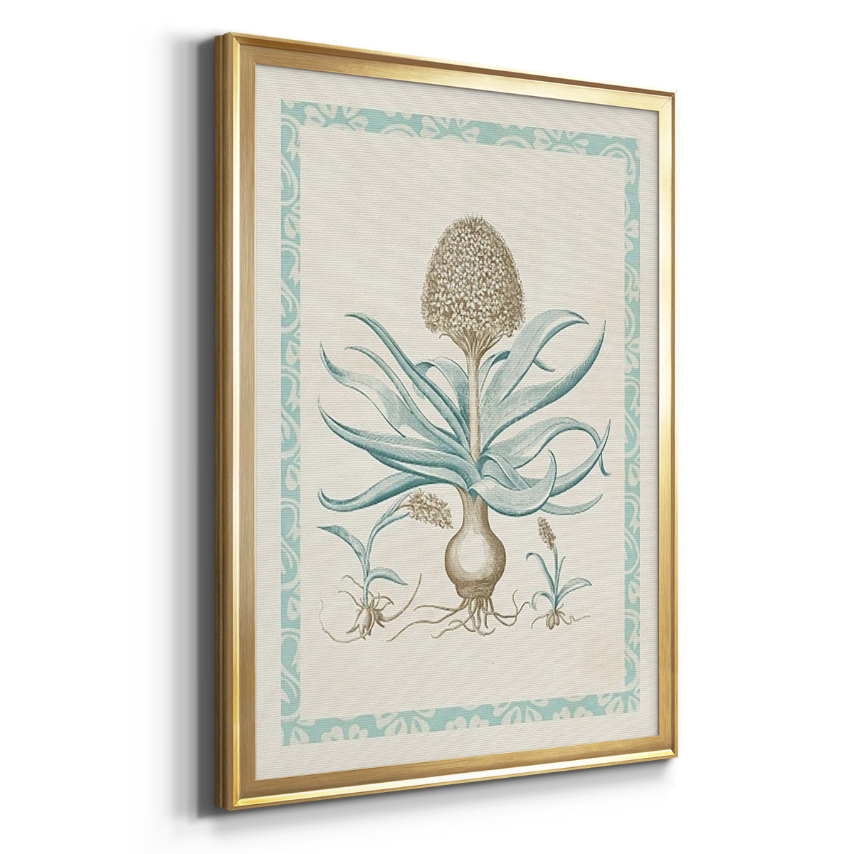 Willow Blue Besler IV - Modern Framed Canvas Print