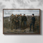 Prisoners from the Front, 1866 - Floater Framed Canvas Print