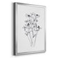 Farmhouse Plants I - Modern Framed Canvas Print