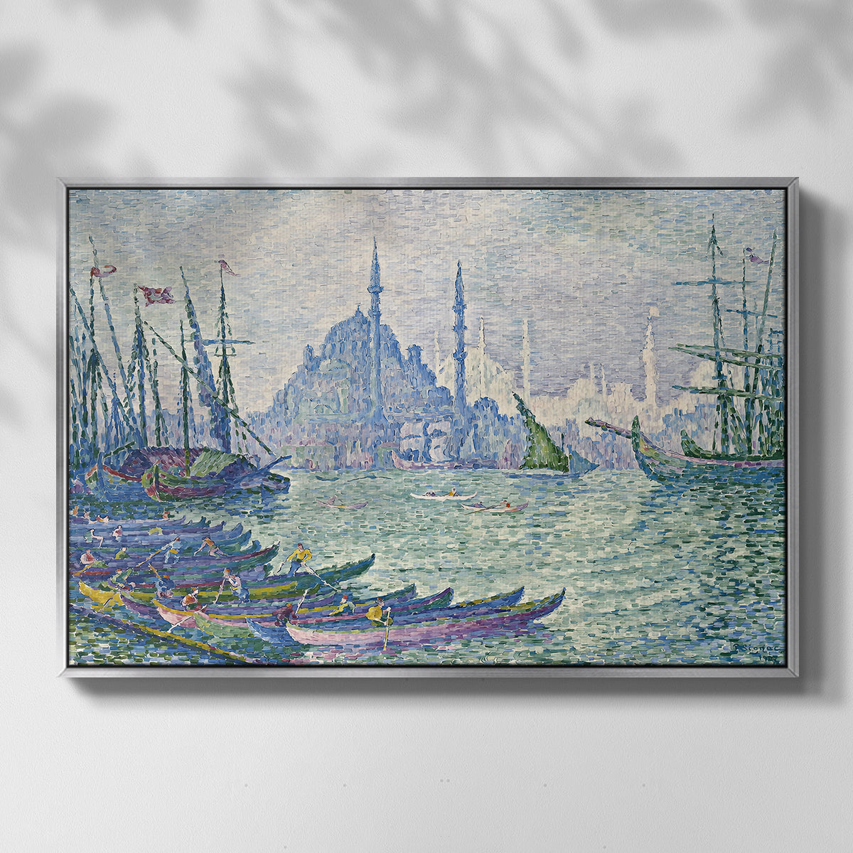 The Golden Horn, Minarets, 1907 - Floater Framed Canvas Print