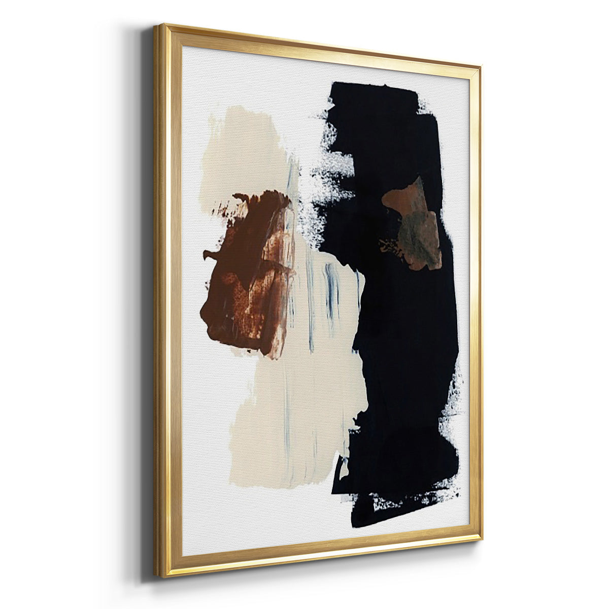 Goldenrod Patch II - Modern Framed Canvas Print