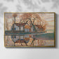 Farm near Duivendrecht, c. 1916 - Floater Framed Canvas Print
