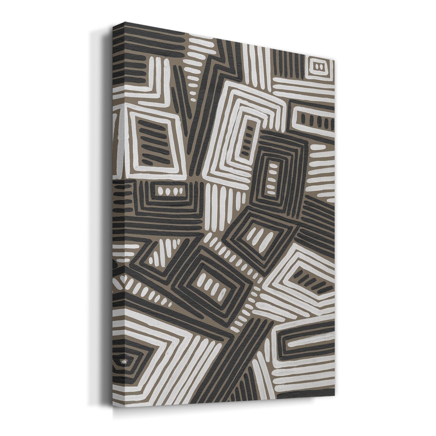 Abstract Maze IV Premium Gallery Wrapped Canvas - Ready to Hang