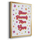 Show Yourself More Love - Modern Framed Canvas Print