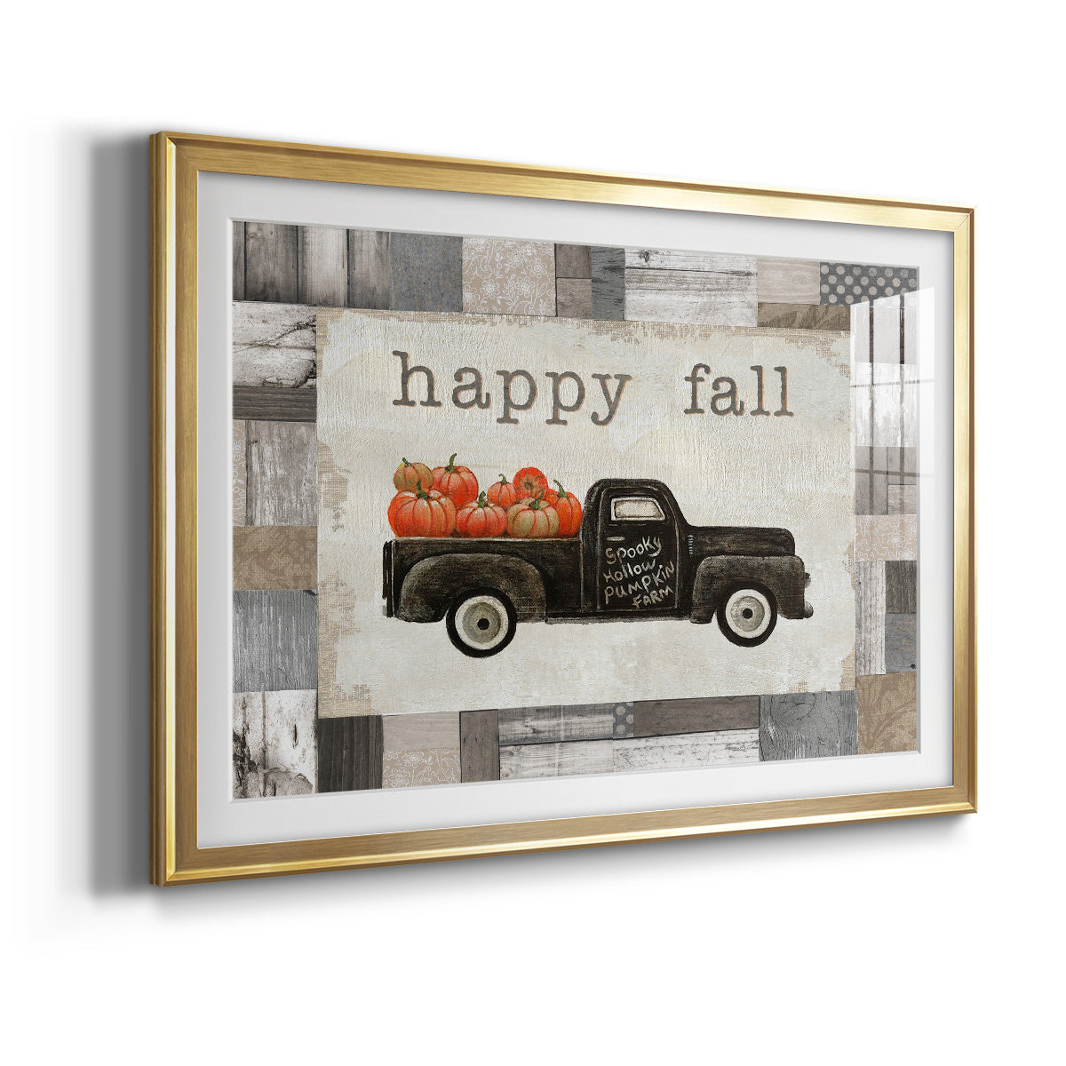 Spooky Hollow Farm - Modern Framed Art Print