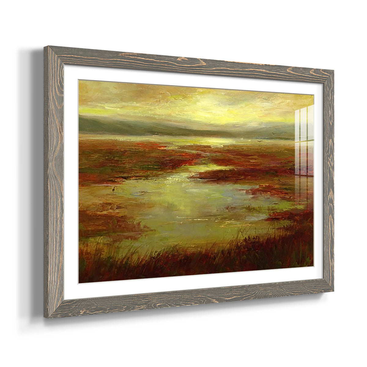 Coastal Views V - Barnwood Framed Art Print