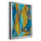 Colorful Cascade II - Modern Framed Canvas Print