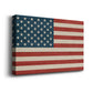 Rustic American Flag - Canvas Art Print