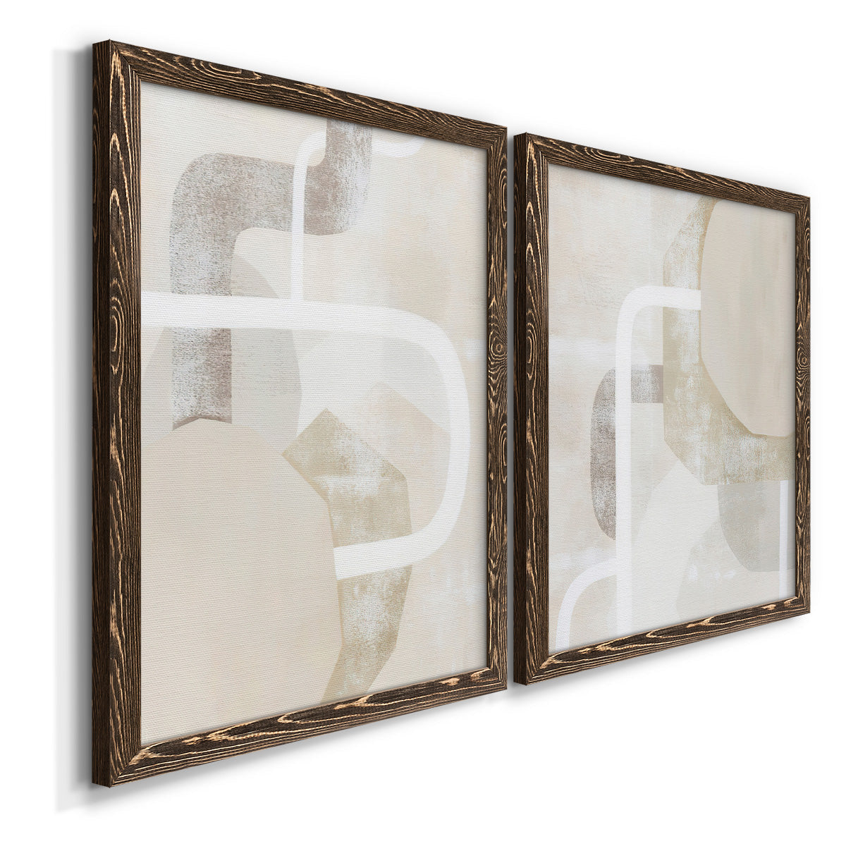 Quiet Affection I - Premium Framed Canvas 2 Piece Set - Ready to Hang