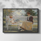 Eleanor and Benny, 1916 - Floater Framed Canvas Print