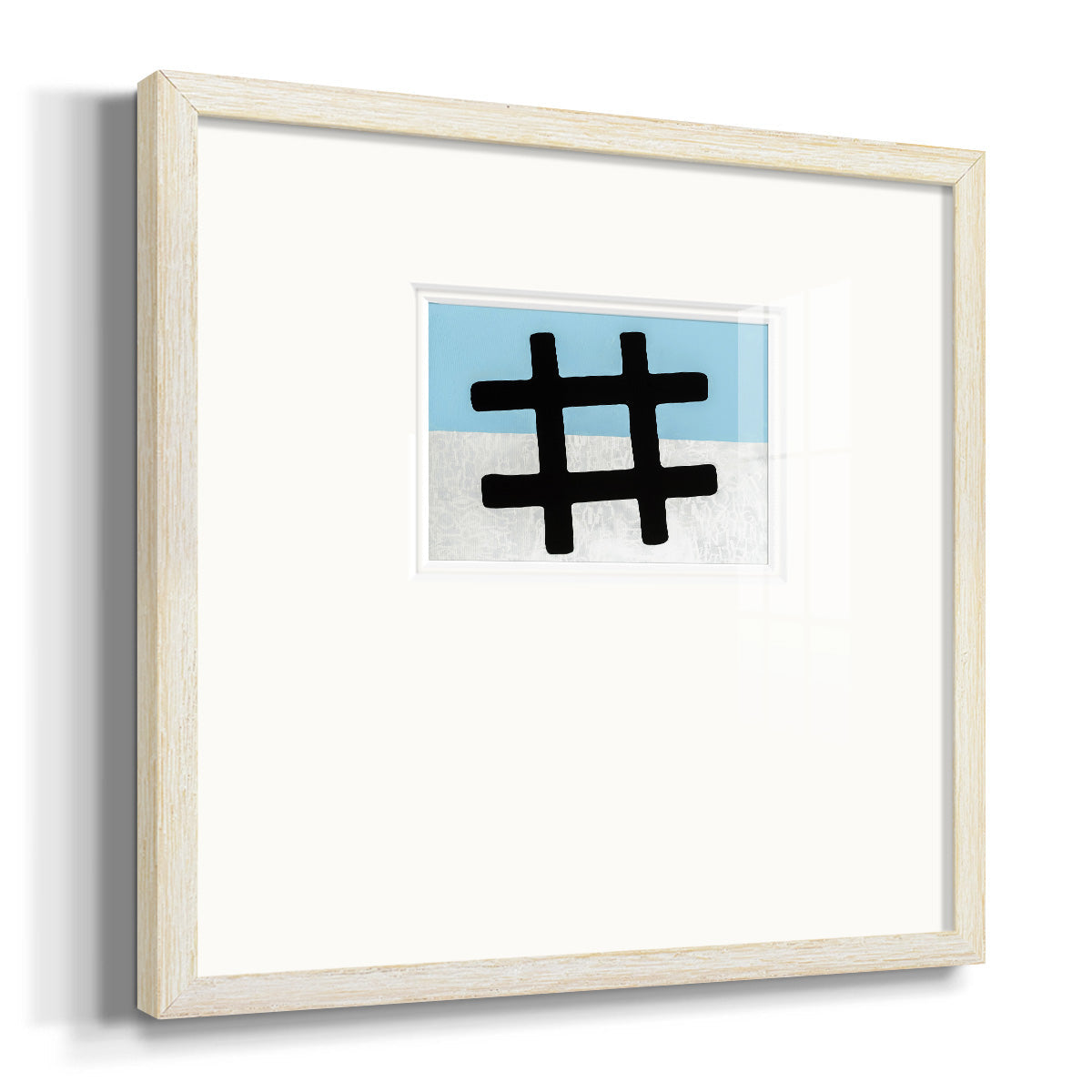 Hashtag - Double Matboard Framed Print