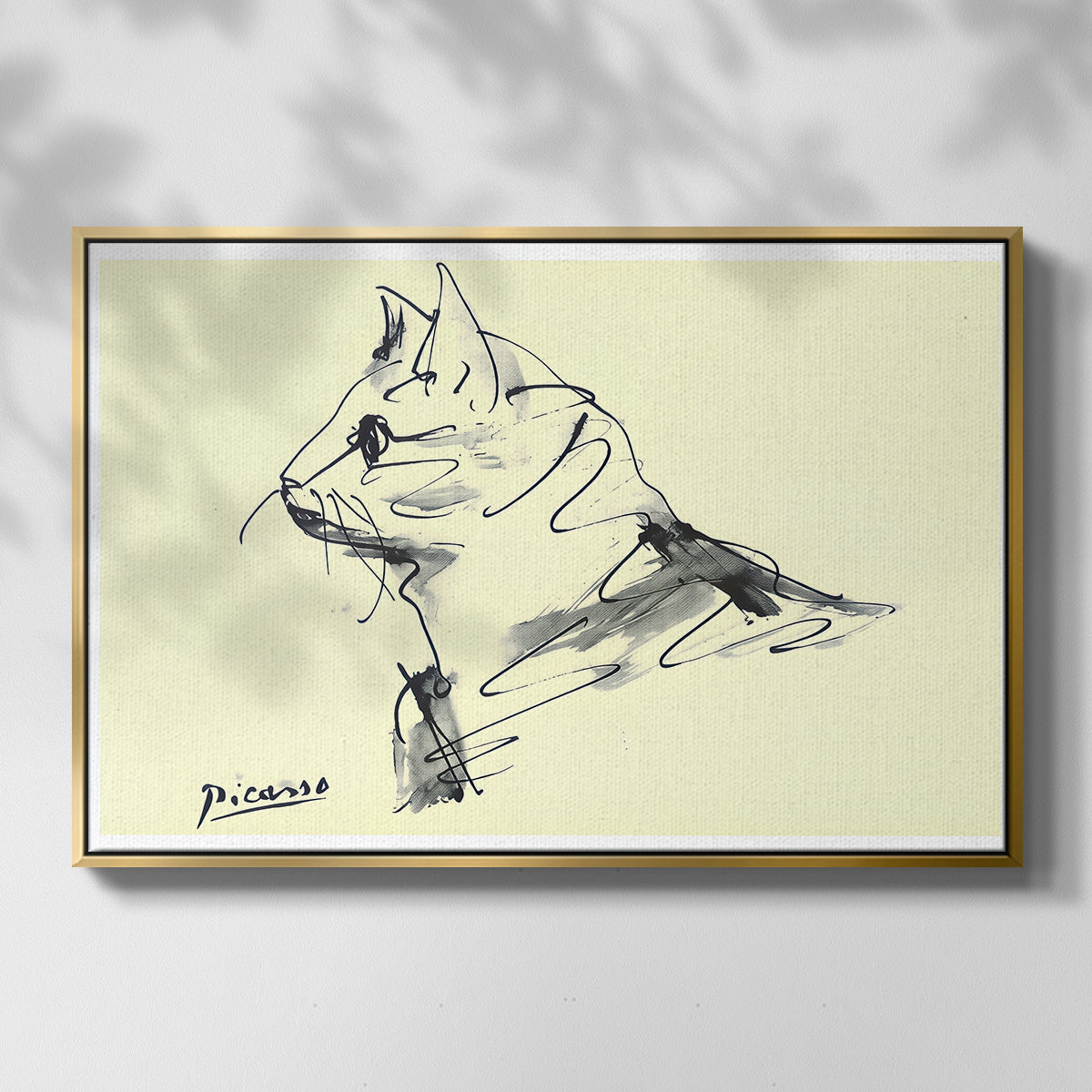 Cat (Le chat), c. 1961 - Floater Framed Canvas Print