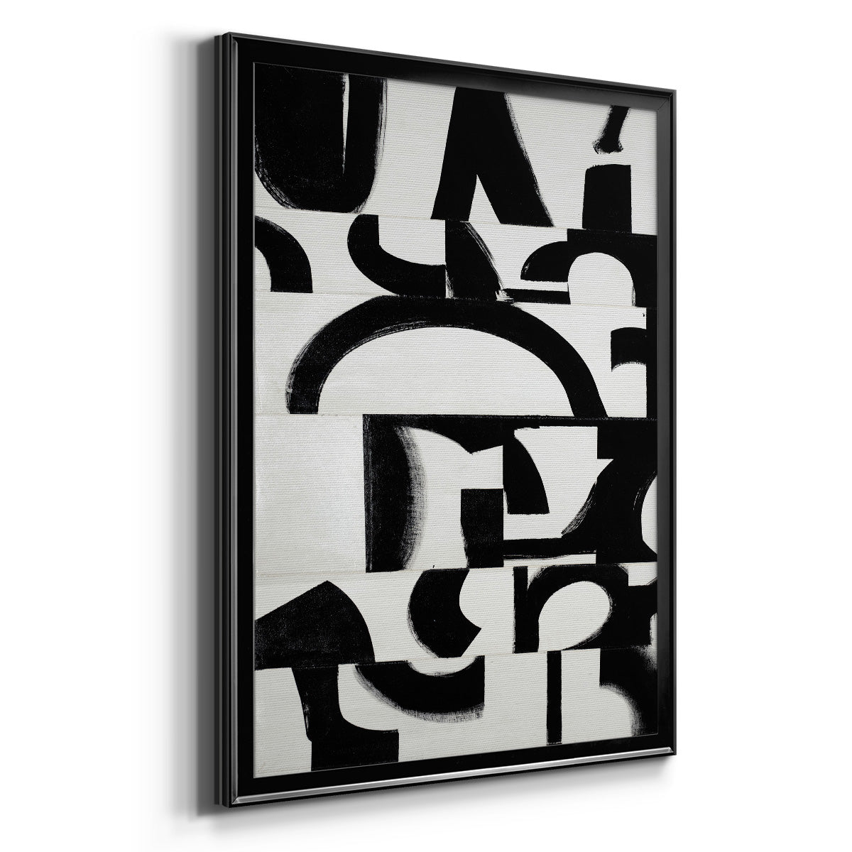 Prosperous Elements V11 - Modern Framed Canvas Print