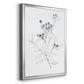 Indigo Sketch I - Modern Framed Canvas Print