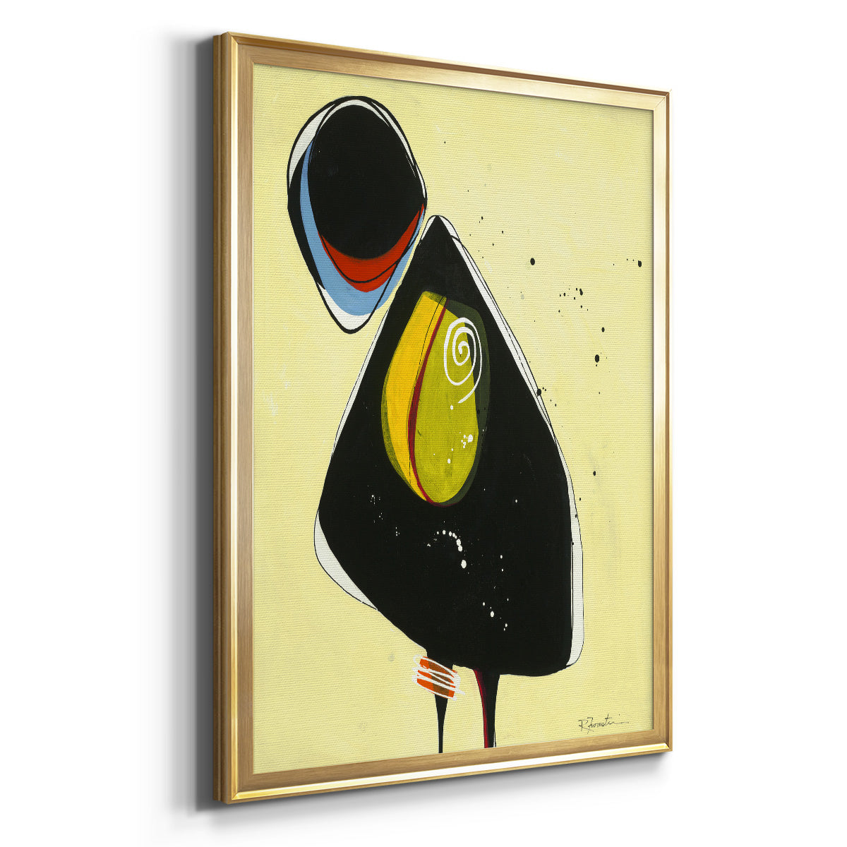 Wanna Play? I - Modern Framed Canvas Print