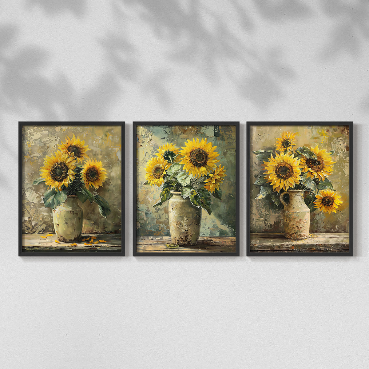 Floral Study Series CLXXI - Restickable Framed Art Set