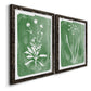 Green Botanical I - Premium Framed Canvas 2 Piece Set - Ready to Hang