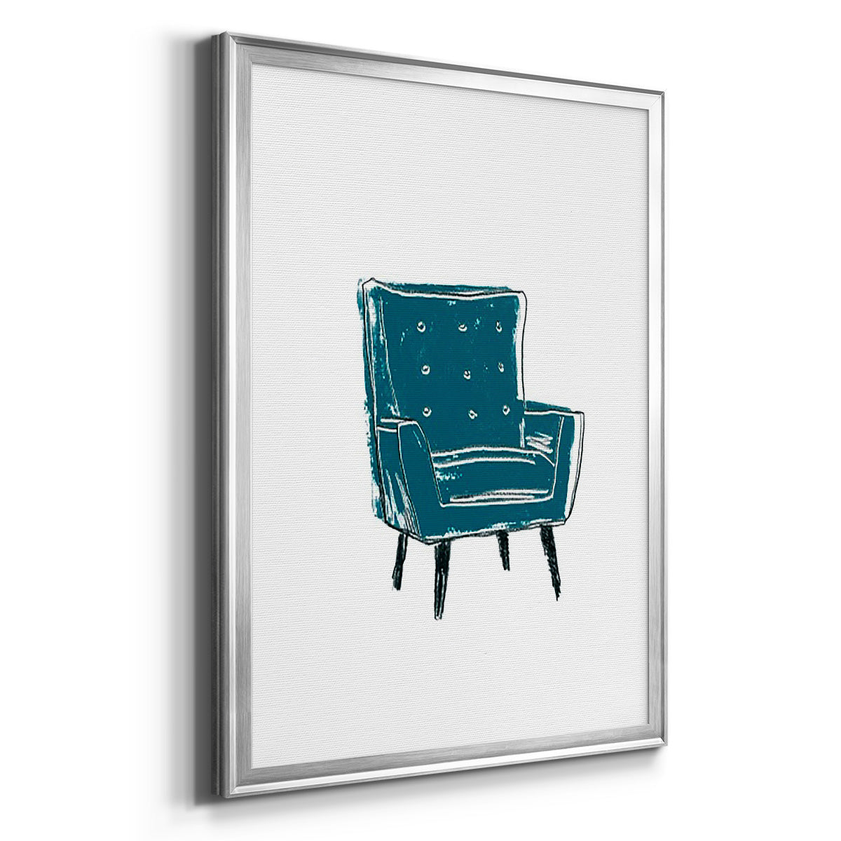 Take a Seat VII - Modern Framed Canvas Print