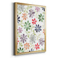 Faded Flowers I - Modern Framed Canvas Print