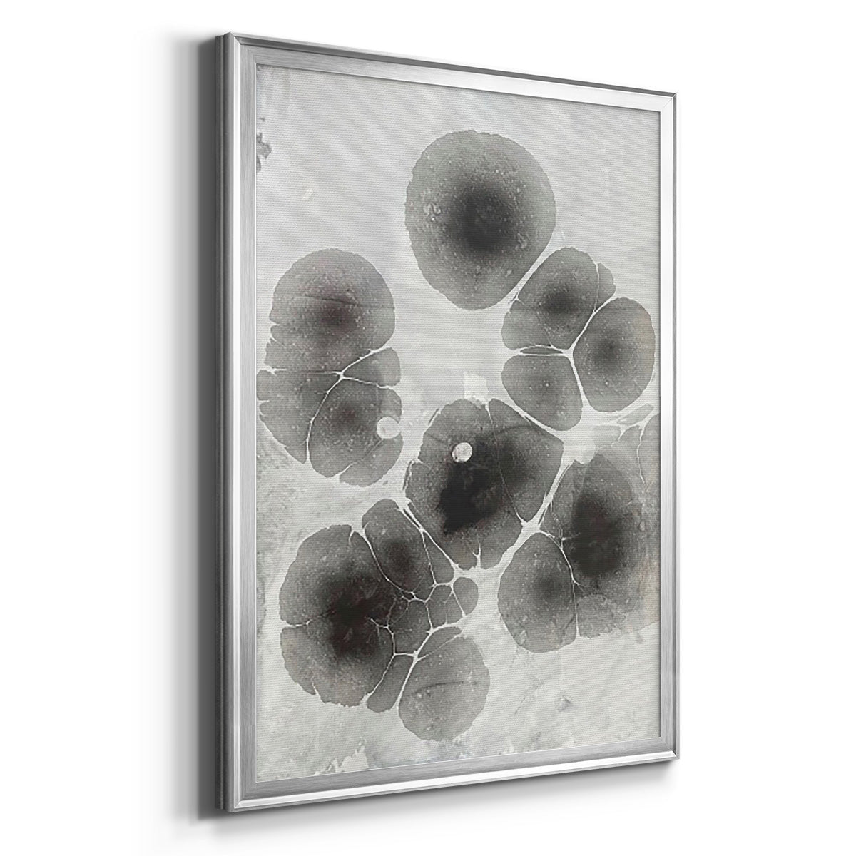 Marbling V - Modern Framed Canvas Print