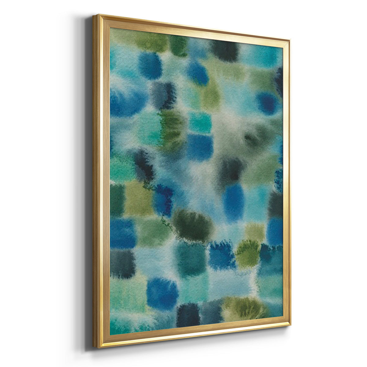 Earthy Plexus I - Modern Framed Canvas Print