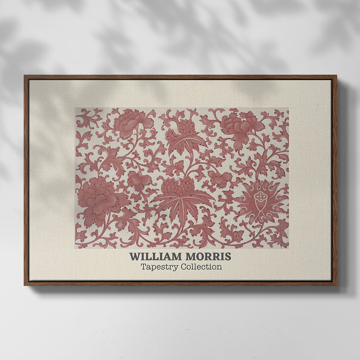 Examples of Chinese Ornament, Pl. XCIII (Morris Inspired), 1867 - Floater Framed Canvas Print