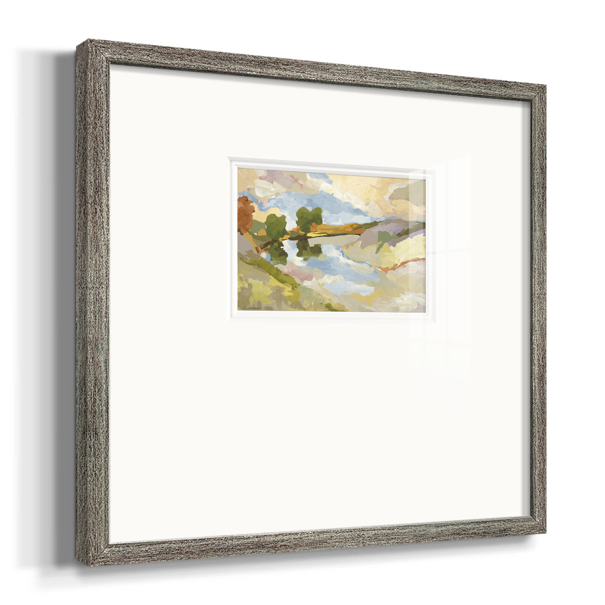 Uplands I Premium Framed Print Double Matboard