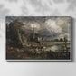 Salisbury Cathedral from the Meadows (Detail), 1831 - Floater Framed Canvas Print