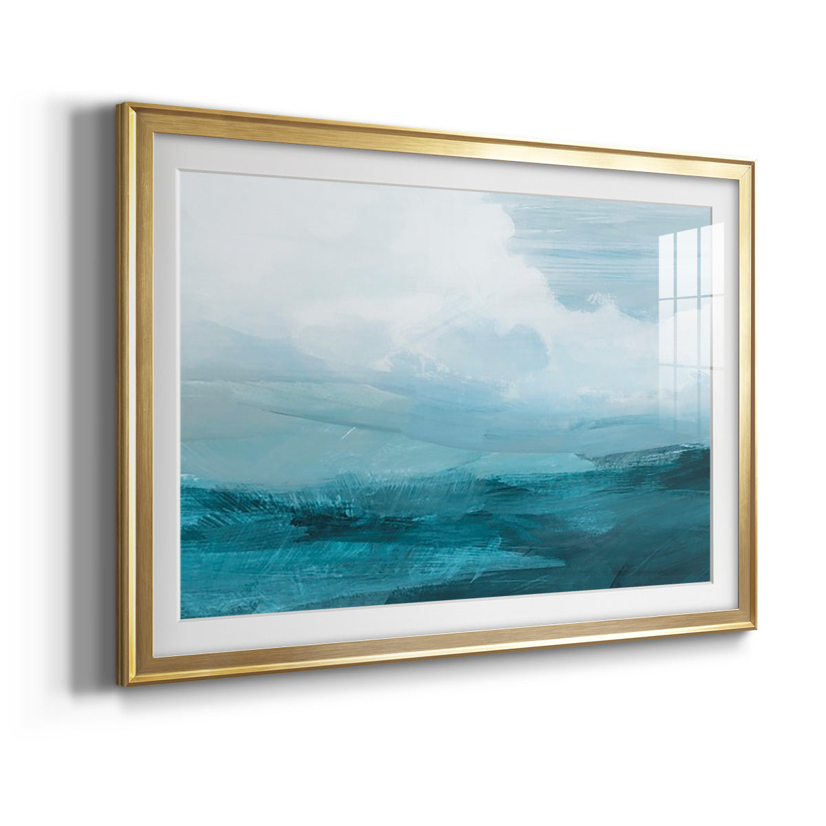 Azure Rising IV Premium Framed Print - Ready to Hang