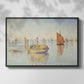 Concarneau, Quiet Morning, Opus 219, 1891 - Floater Framed Canvas Print
