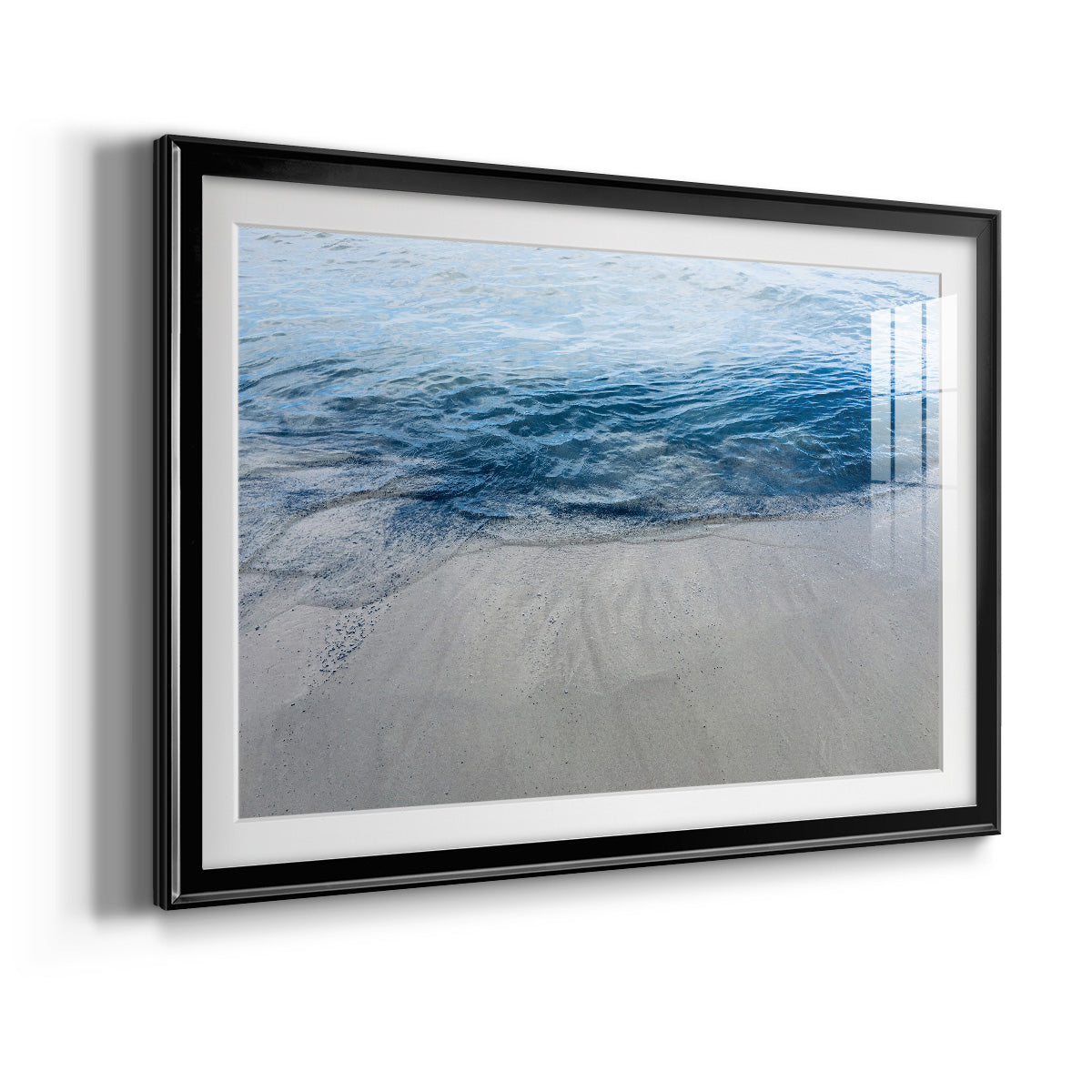 Aegean Blue Water - Modern Framed Art Print