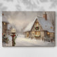 Nativity of Tinsel-Gold Promise - Canvas Art Print
