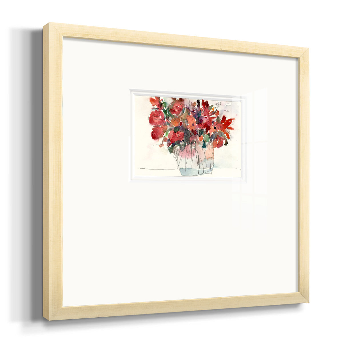 The Small Bunch I Premium Framed Print Double Matboard