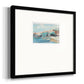 Turquoise Cliff Wall II Premium Framed Print Double Matboard