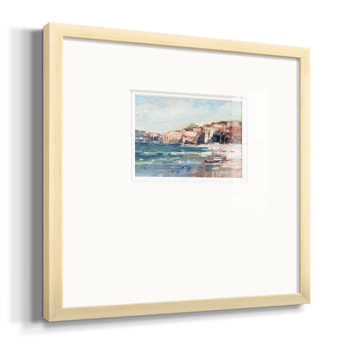 Sea Cliff Study II Premium Framed Print Double Matboard