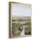 Footpath to Paradise - Modern Framed Canvas Print