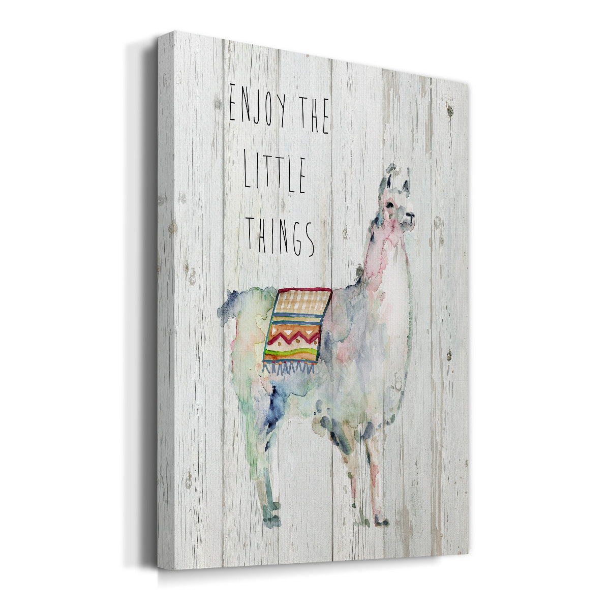 Llama Little Things - Canvas Art Print