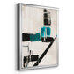 Geometry Notes I - Modern Framed Canvas Print
