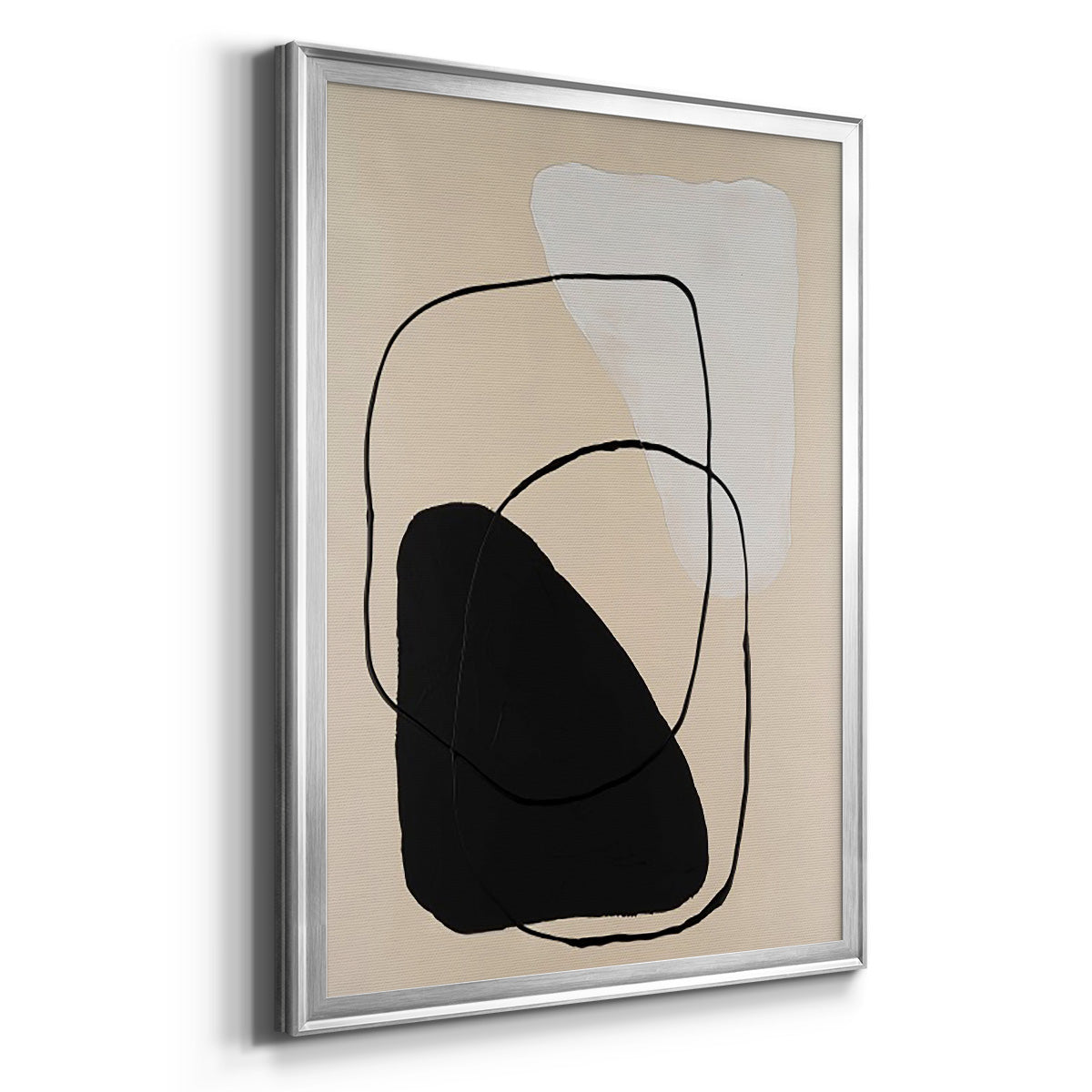 Avant Mod II - Modern Framed Canvas Print