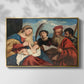 Mary and Child with Saints Stephen, Jerome and Maurice, c. 1510 - Floater Framed Canvas Print