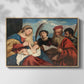 Mary and Child with Saints Stephen, Jerome and Maurice, c. 1510 - Floater Framed Canvas Print