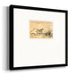 Hatched Horizon II Premium Framed Print Double Matboard