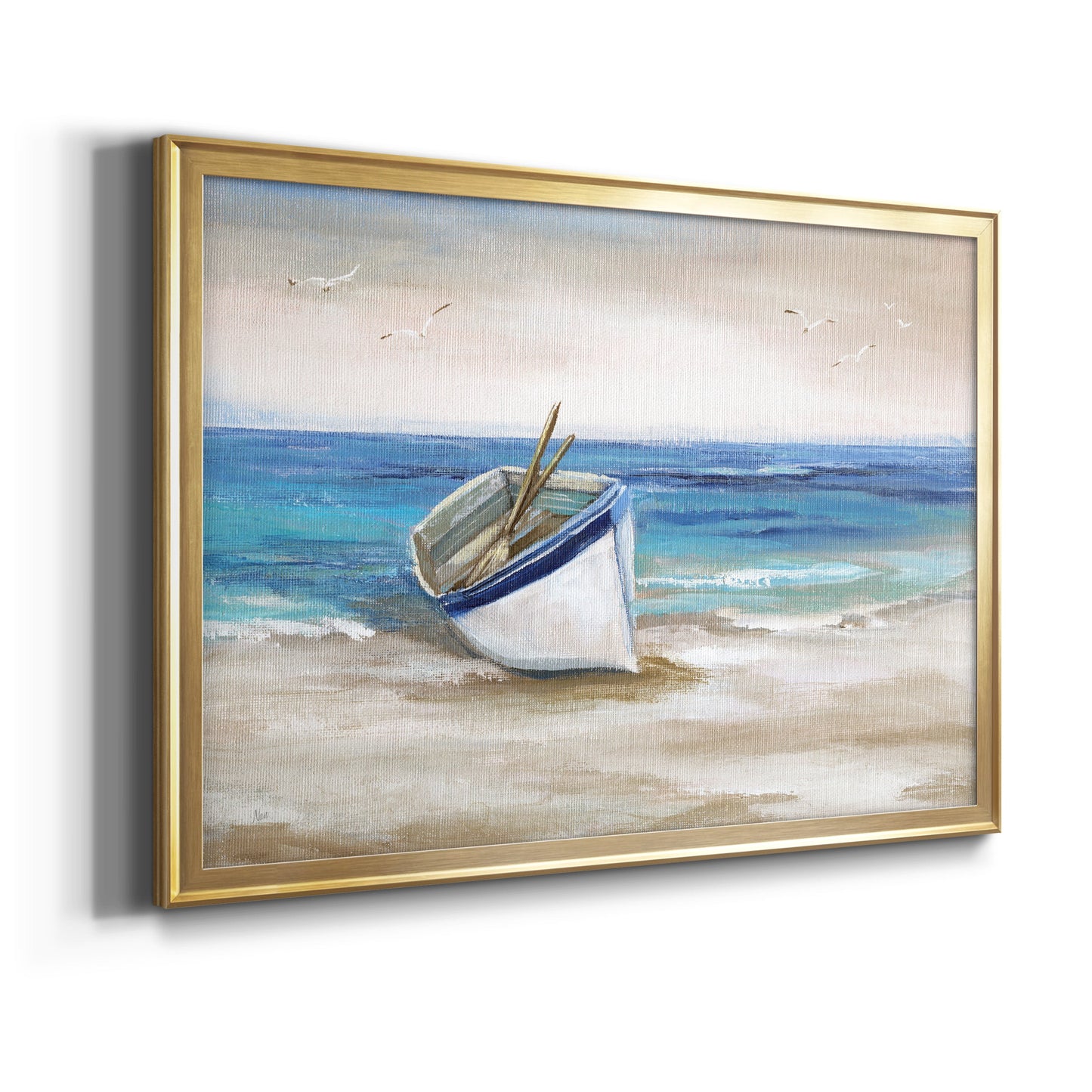 Shore Excursion - Modern Framed Canvas Print