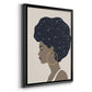 Heavenly Hair I - Modern Framed Canvas Print