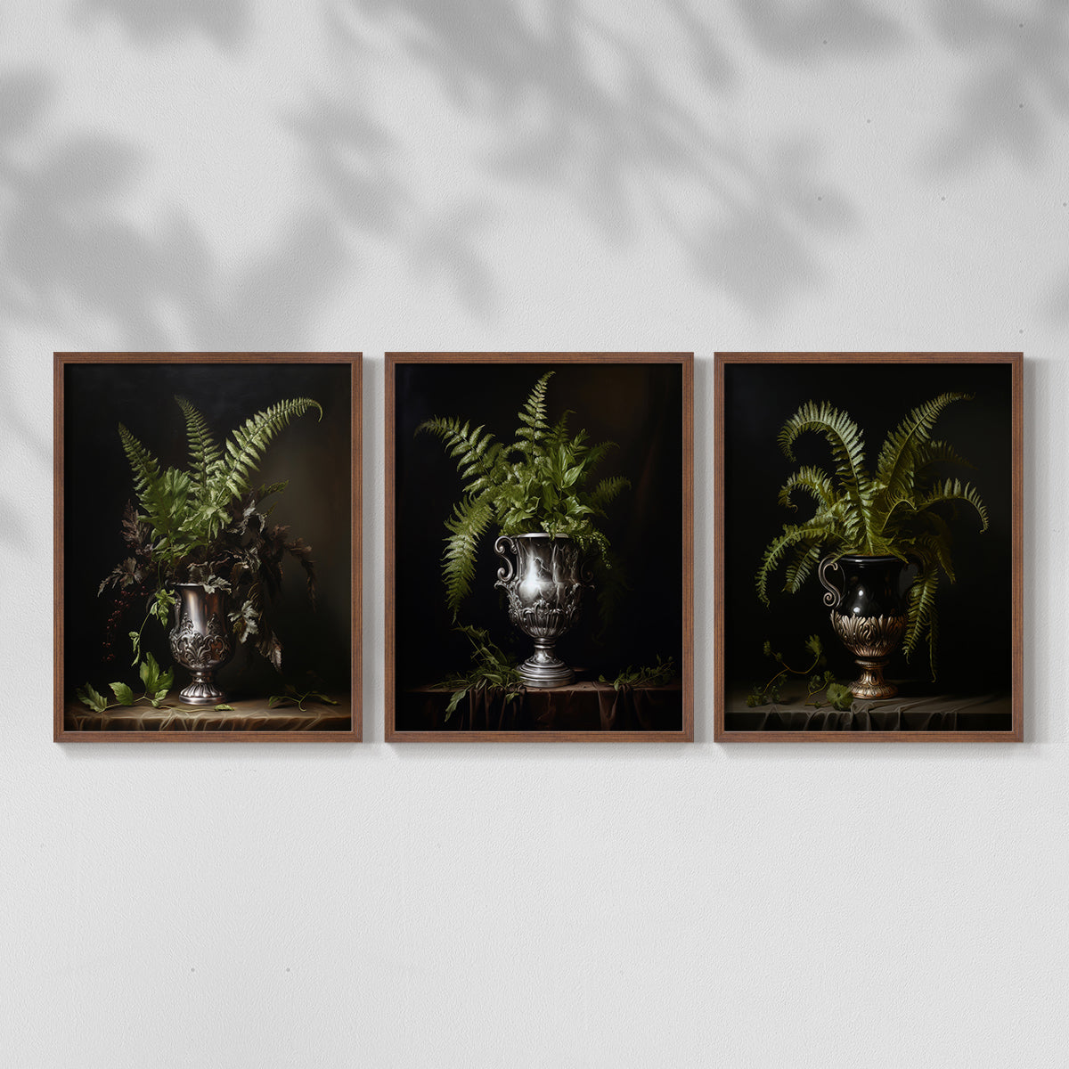 Floral Study Series LXXI - Restickable Framed Art Set